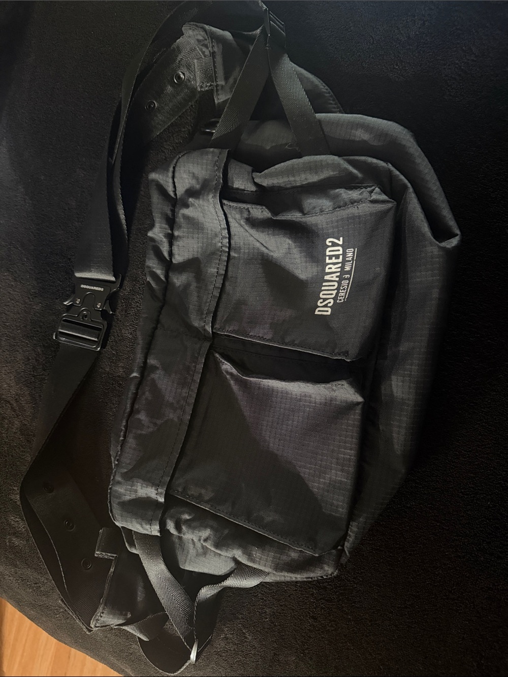 DSQUARED2 Black Men's Crossbody sling Bag